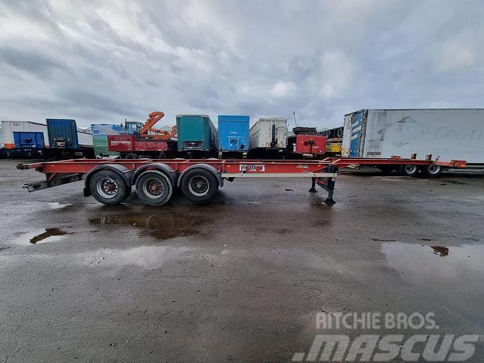 Desot 3 AXLE LIGHT WEIGHT 40 FT CONTAINER CHASSIS BPW DR Containerchassis