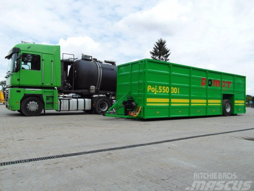 Pomot Slurry tank container  55000 L/Réservoir de lisier Drijfmesttanks