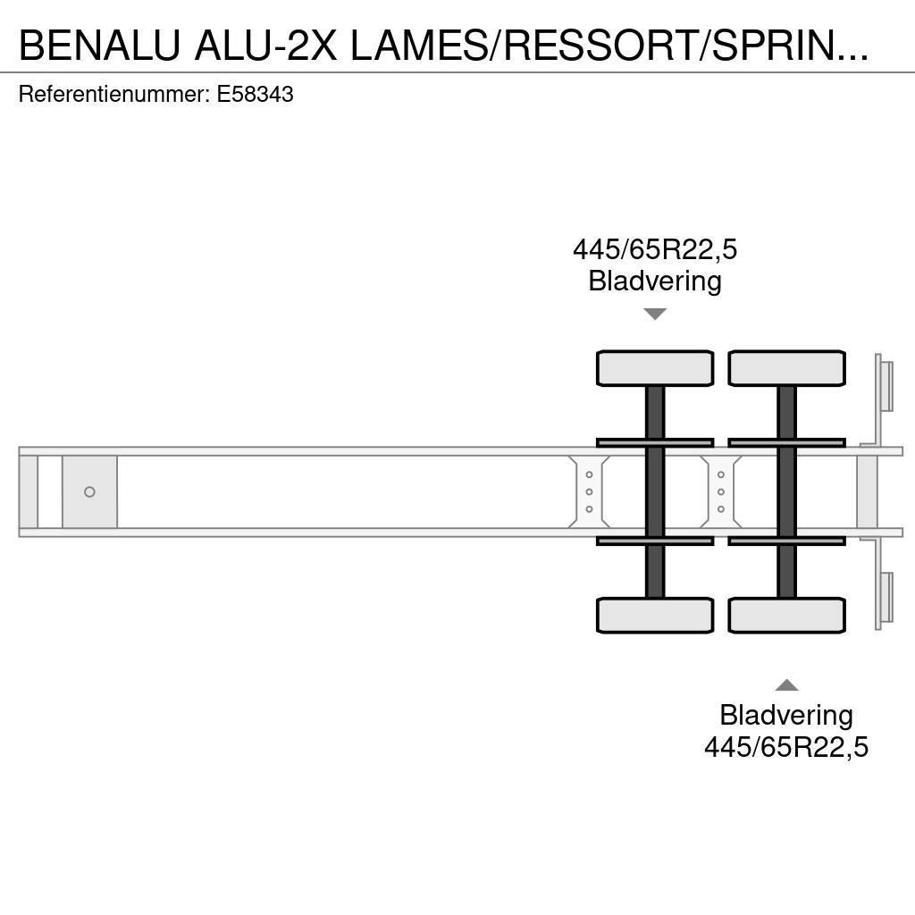 Benalu ALU-2X LAMES/RESSORT/SPRING/BLAD Kippers