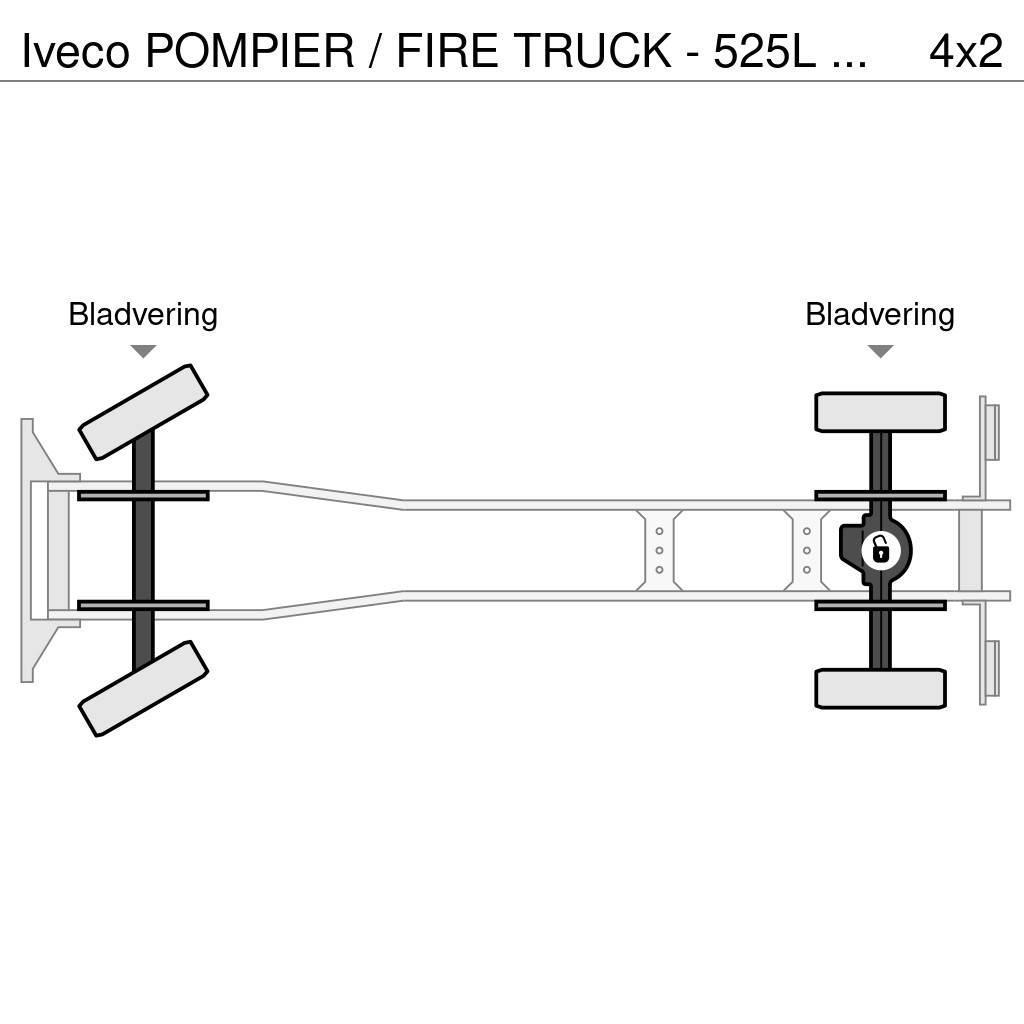 Iveco POMPIER / FIRE TRUCK - 525L TANK - LIGHT TOWER - G Brandweerwagens