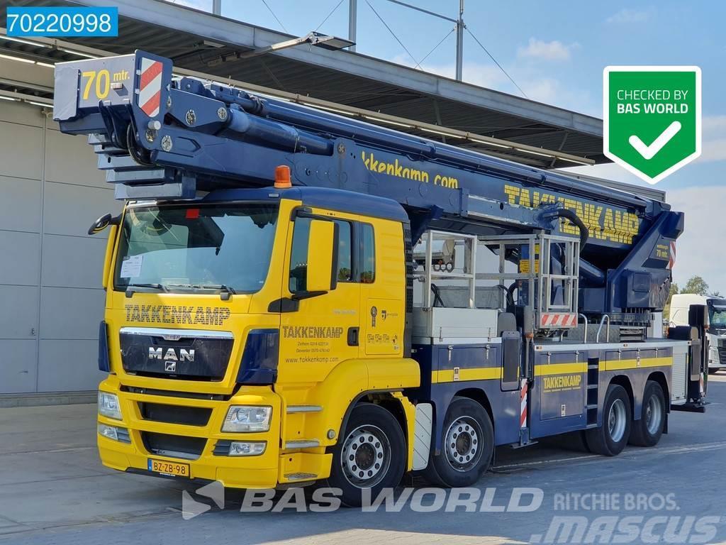 MAN TGS 35.440 8X4 NL-Truck Manual 70mtr Bronto Skylif Auto hoogwerkers