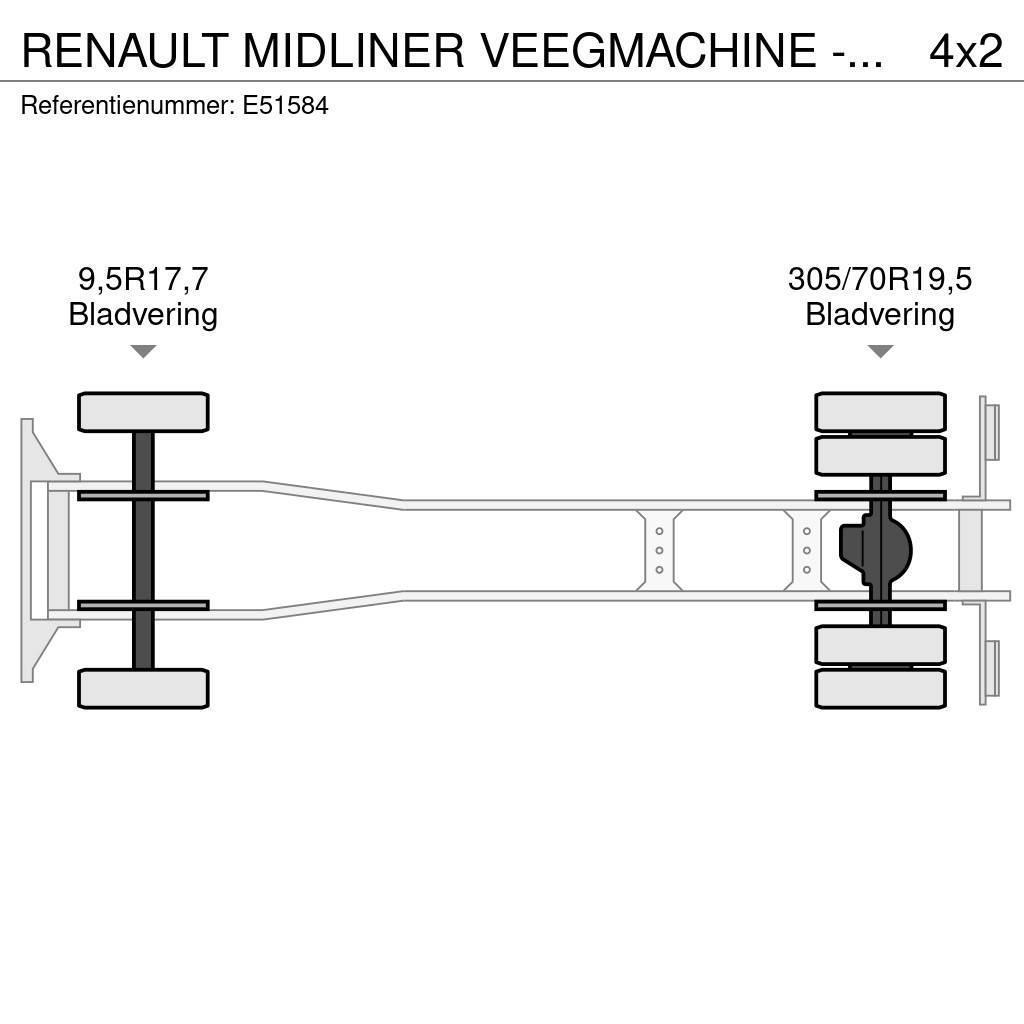 Renault MIDLINER VEEGMACHINE - BALAYEUSE Veegwagens
