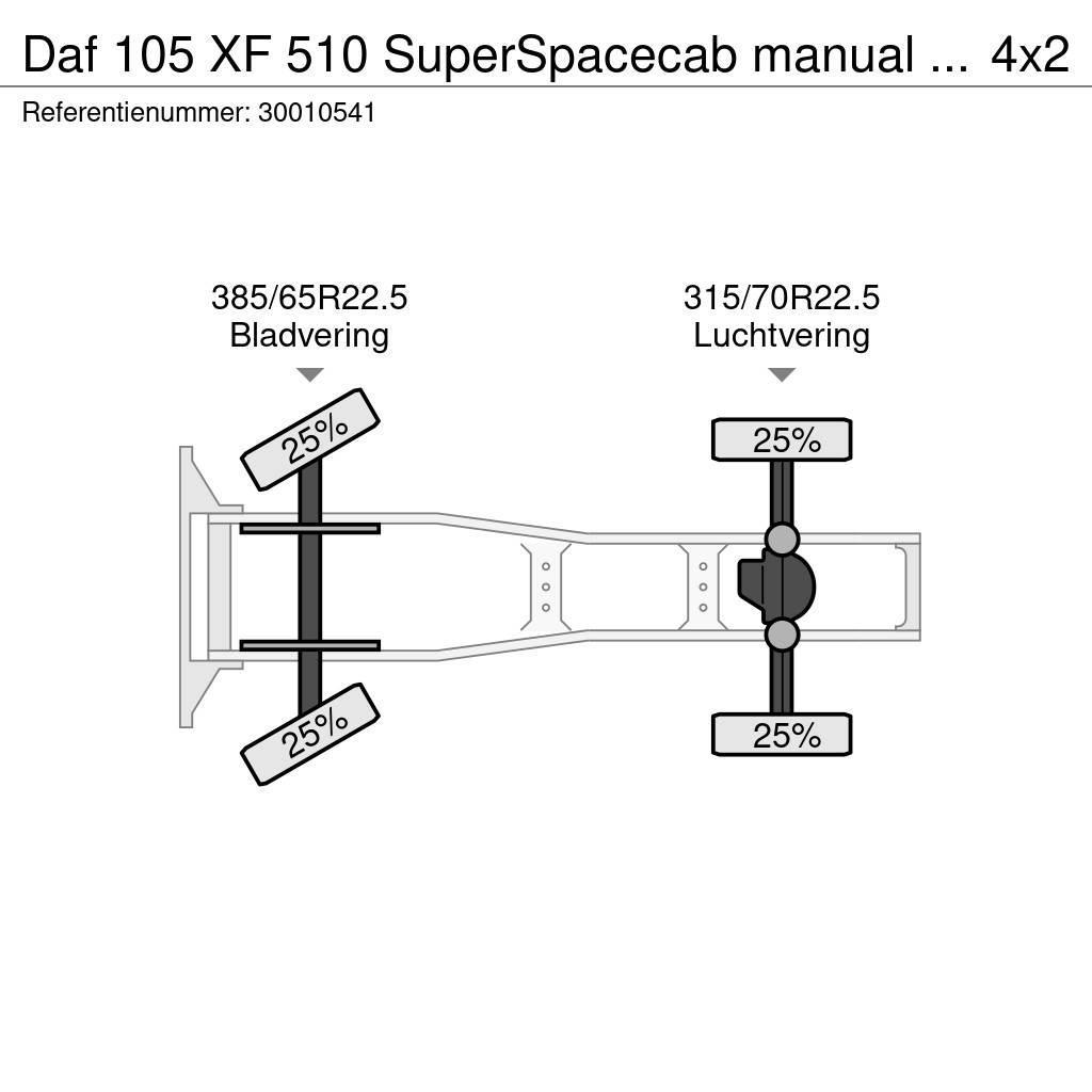 DAF 105 XF 510 SuperSpacecab manual intarder Trekkers