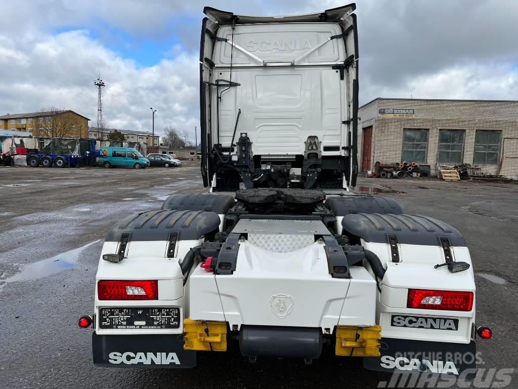 Scania S580A6X2NB with HYDRAULICS, full air, retarder Trekkers