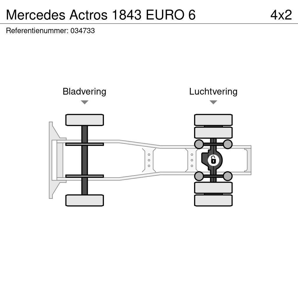 Mercedes-Benz Actros 1843 EURO 6 Trekkers