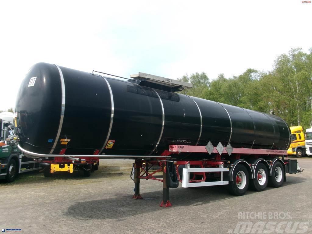 LAG Bitumen tank inox 31.9 m3 / 1 comp Tankopleggers
