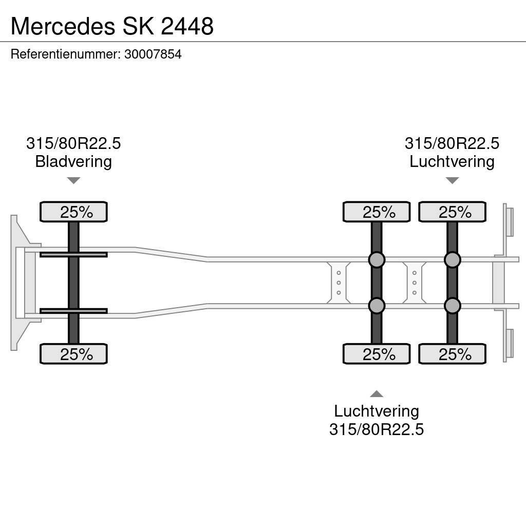 Mercedes-Benz SK 2448 Platte bakwagens
