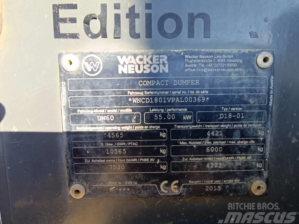 Wacker Neuson DW 60 Mini Dumpers