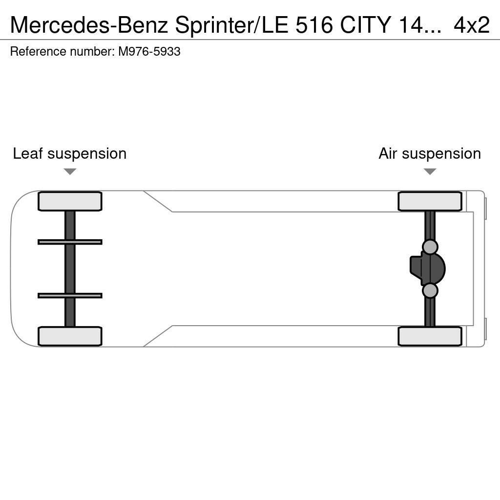 Mercedes-Benz Sprinter/LE 516 CITY 14 PCS AVAILABLE / PASSANGERS Stadsbus