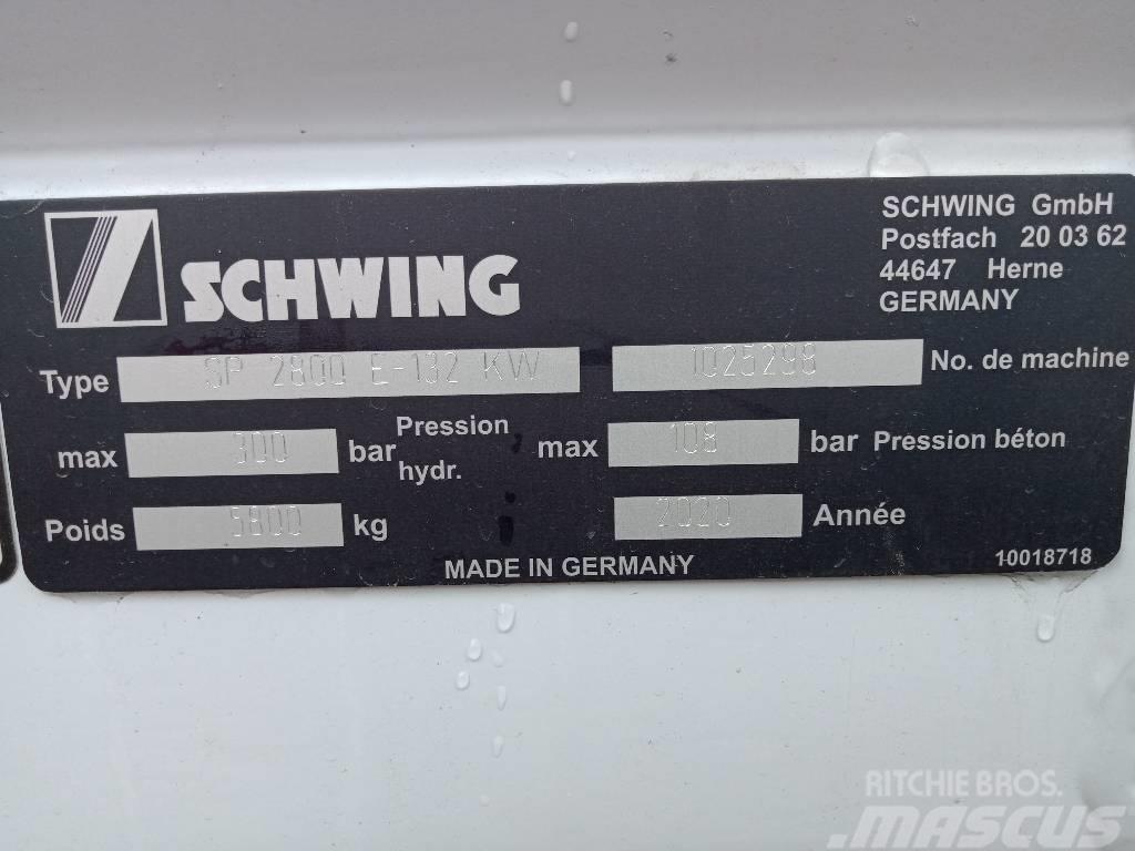 Schwing SP 2800 E Betonpomptrucks