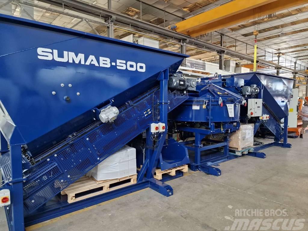  SUMAB 500 (mobile concrete batching plant) Menginstallaties