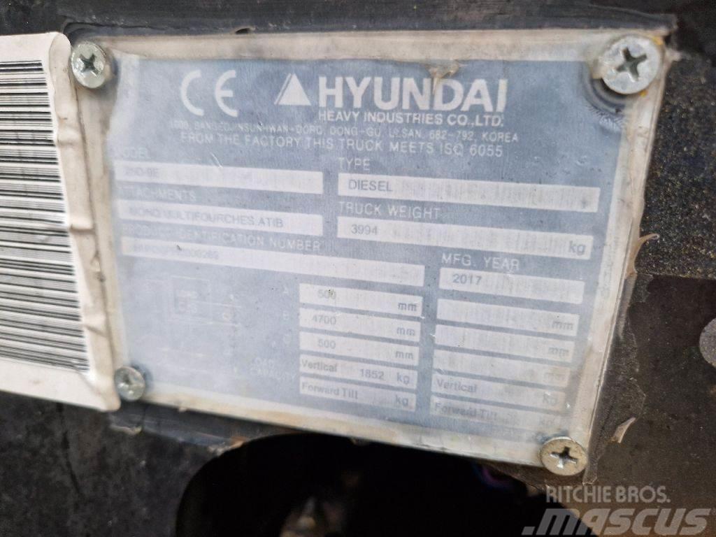 Hyundai 25D-9E Diesel heftrucks