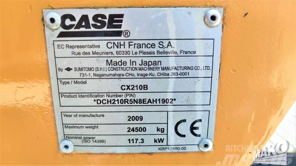CASE CX 210 B Rupsgraafmachines