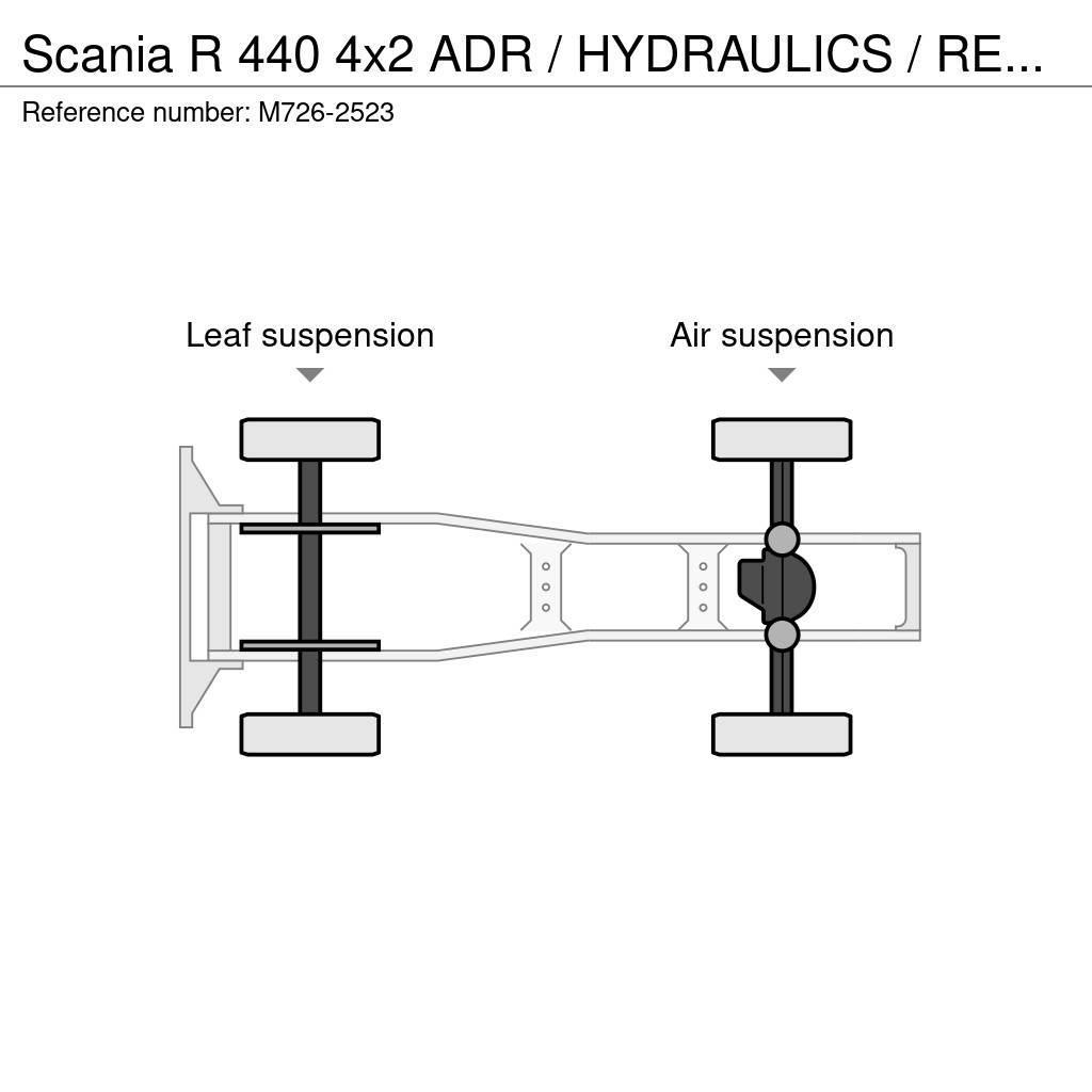 Scania R 440 4x2 ADR / HYDRAULICS / RETARDER Trekkers