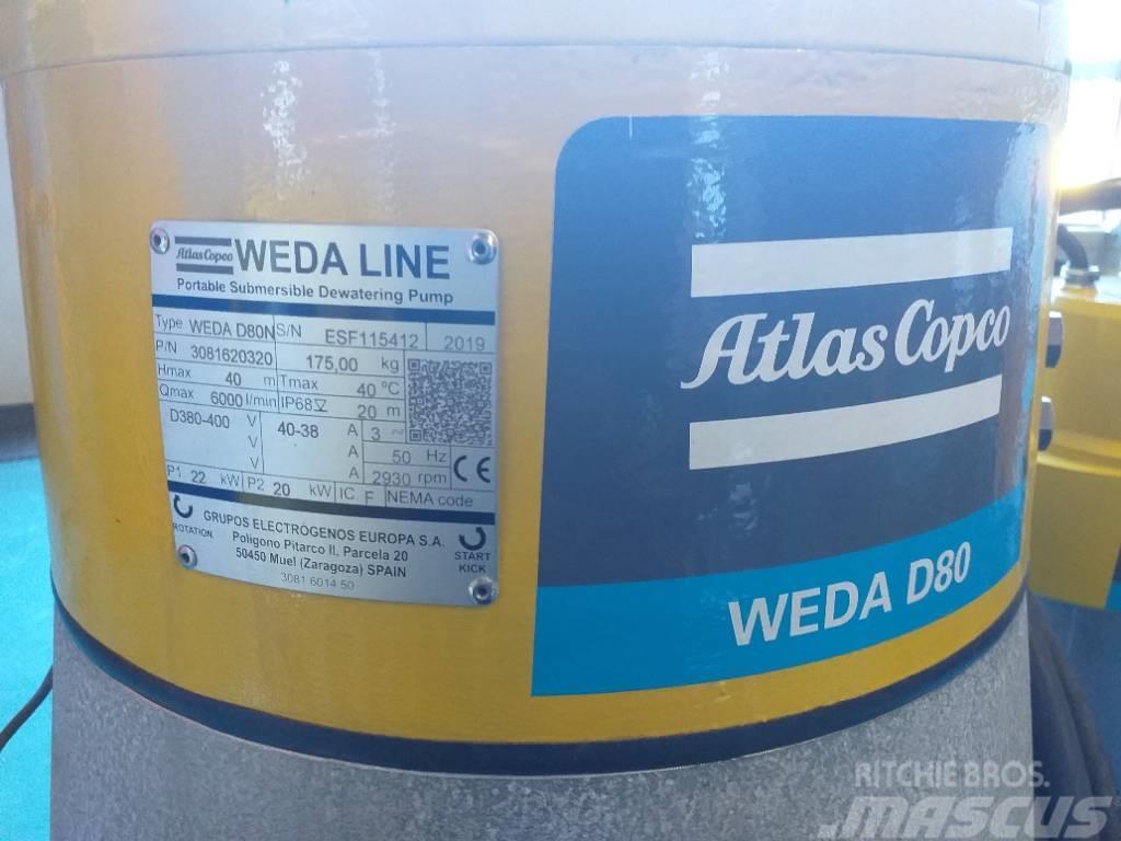 Atlas Copco WEDA D80N Waterpompen