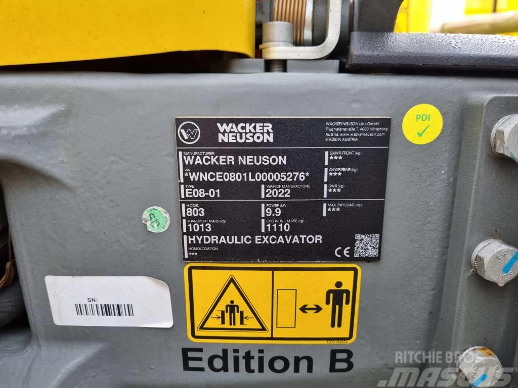 Wacker Neuson 803 Rupsgraafmachines