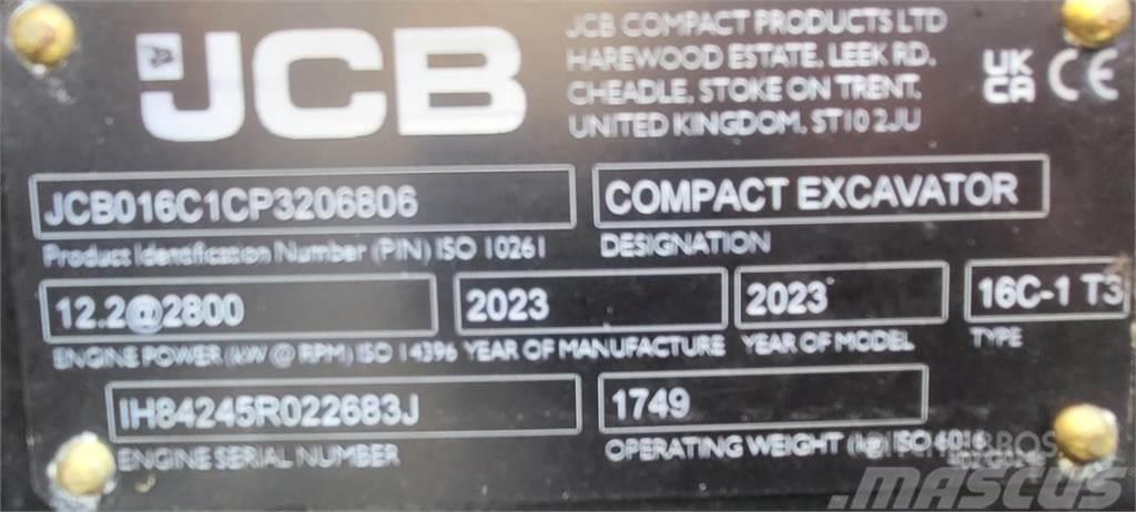 JCB 16C-1 Minigraafmachines < 7t