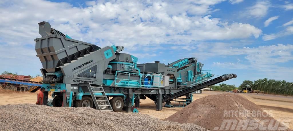 Constmach Mobile Sand Making Plant | Impact Crusher Aggregate plants