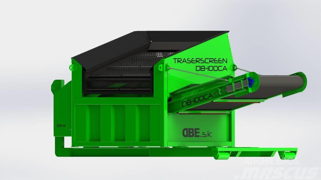 DB Engineering Siebanlage Hakenlift Traserscreen DB-100CA Zeefinstallatie