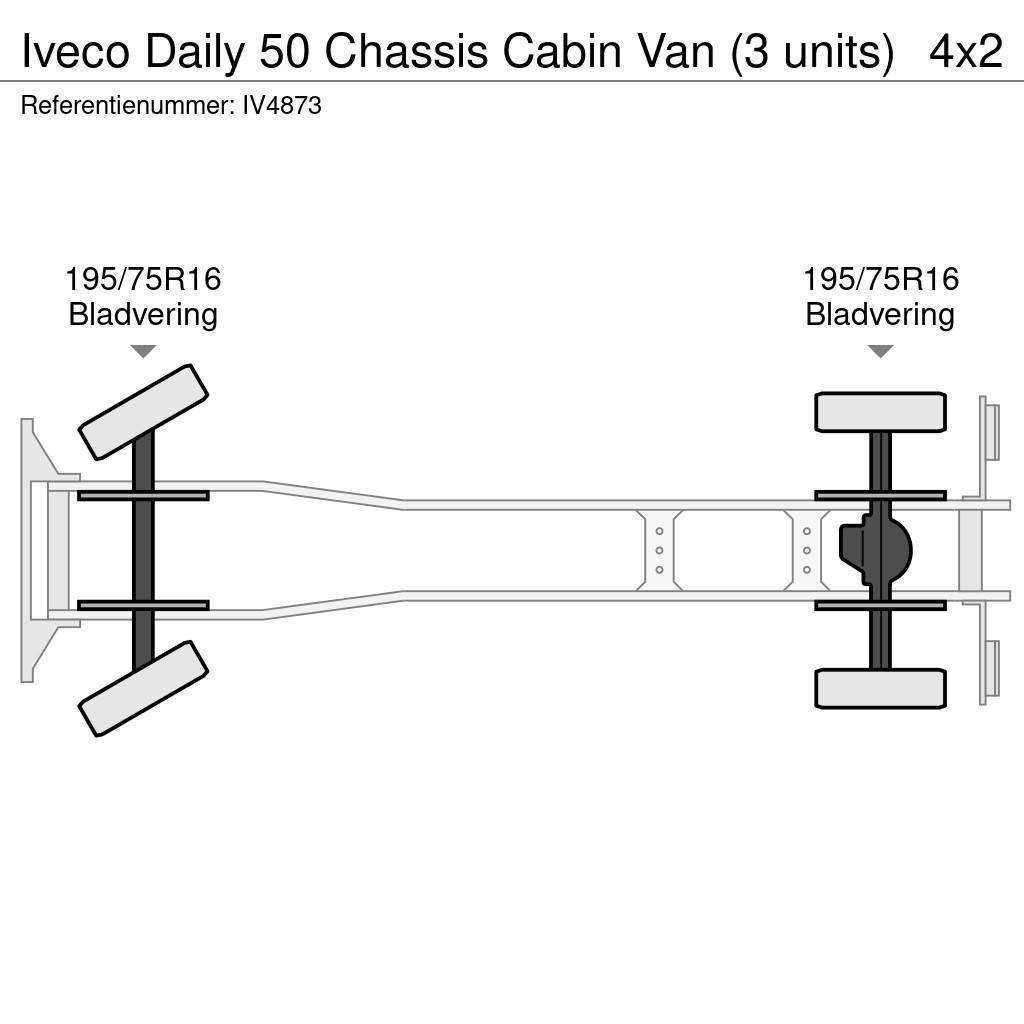 Iveco Daily 50 Chassis Cabin Van (3 units) Chassis met cabine