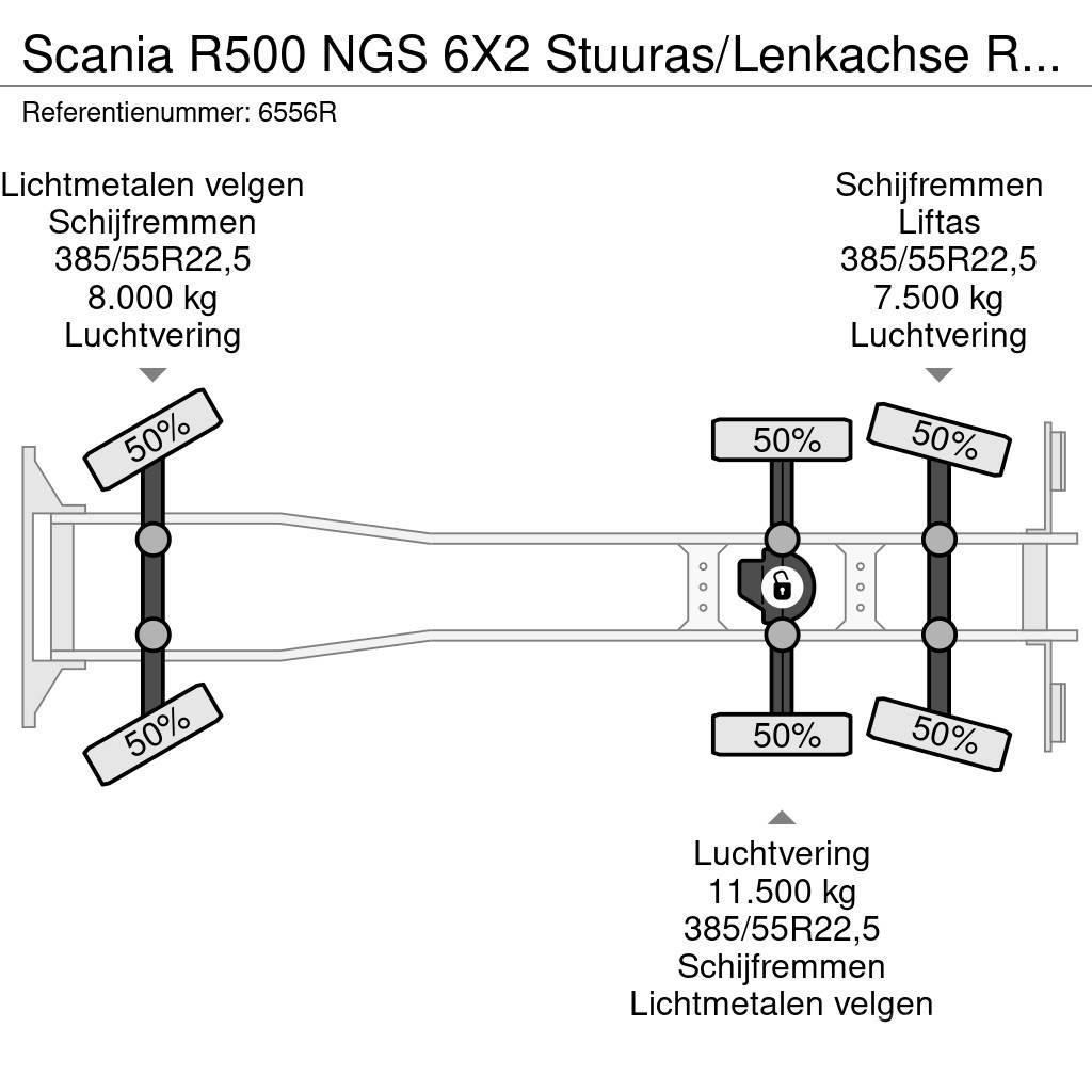 Scania R500 NGS 6X2 Stuuras/Lenkachse Retarder AHK Alcoa Chassis met cabine
