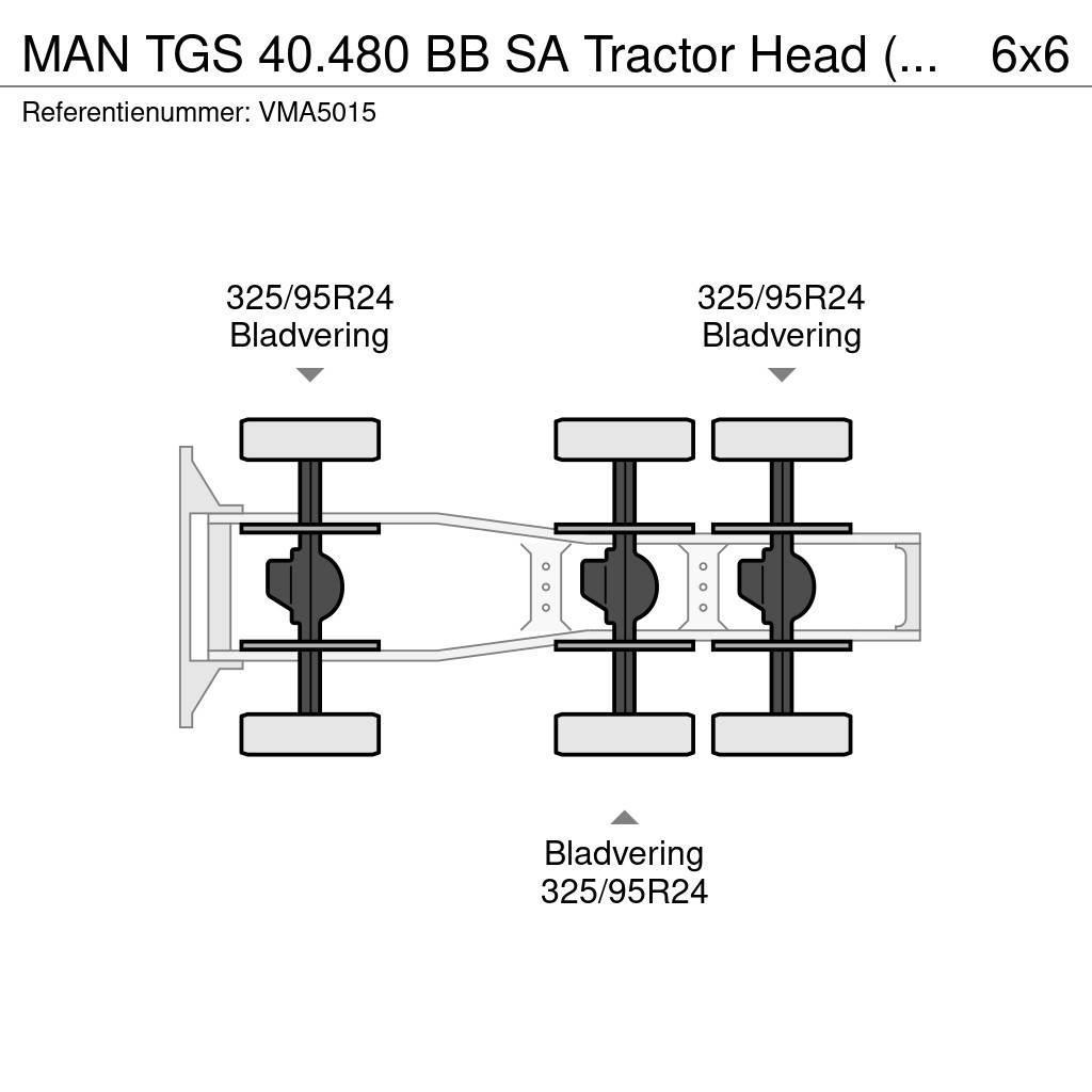 MAN TGS 40.480 BB SA Tractor Head (15 units) Trekkers