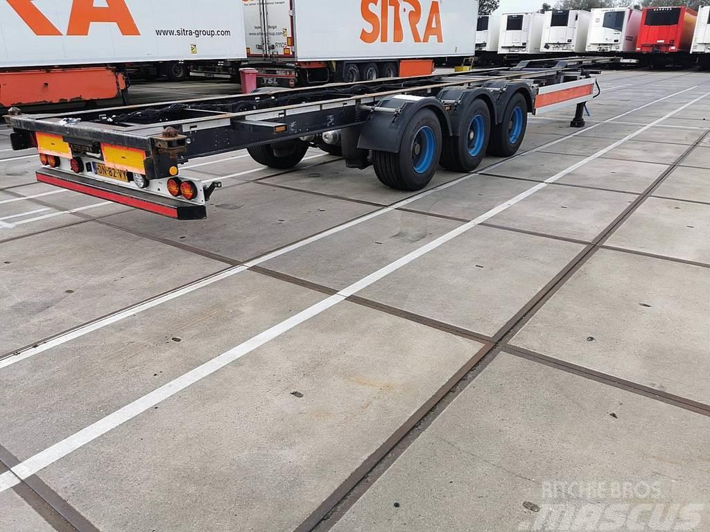  Hertoghs LPRS24 45ft high cube mega Containerchassis