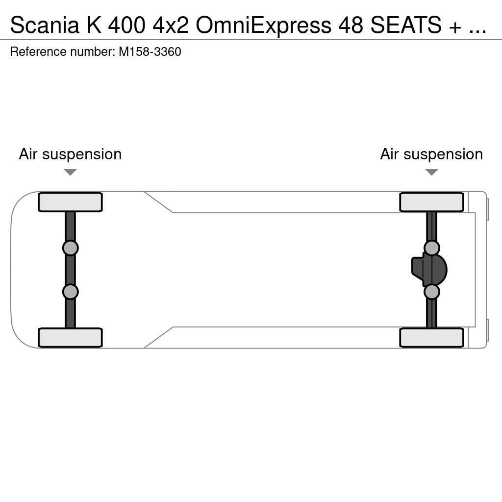 Scania K 400 4x2 OmniExpress 48 SEATS + 9 STANDING / EURO Intercitybussen