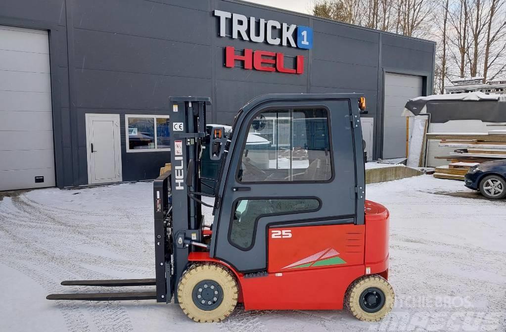 Heli 2,5 tonns el. truck - 4,7 m løftehøyde (PÅ LAGER) Elektrische heftrucks