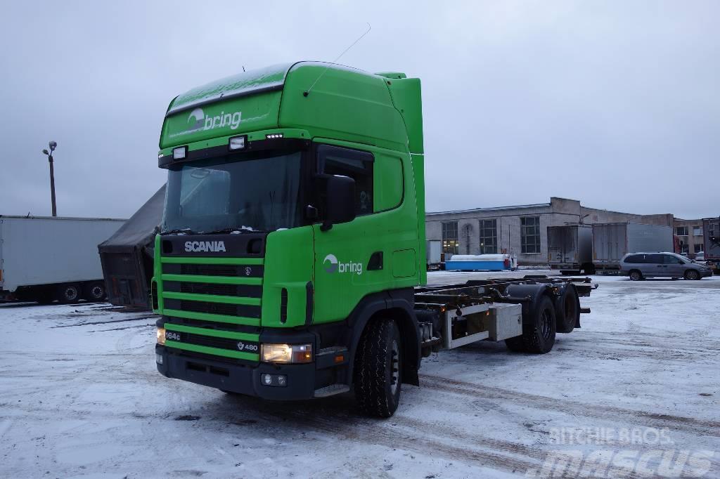 Scania R164 GB6X2NB 480 Containerchassis