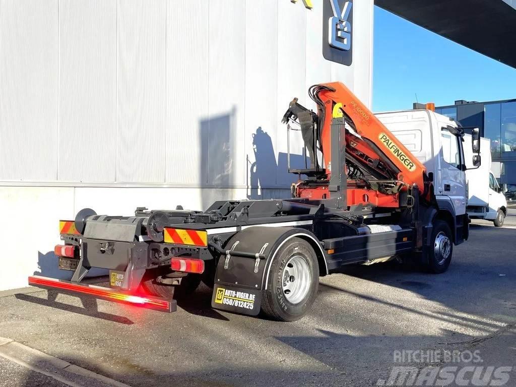 Mercedes-Benz Atego 1621 *Palfinger kraan*Containersysteem*lucht Vrachtwagen met containersysteem