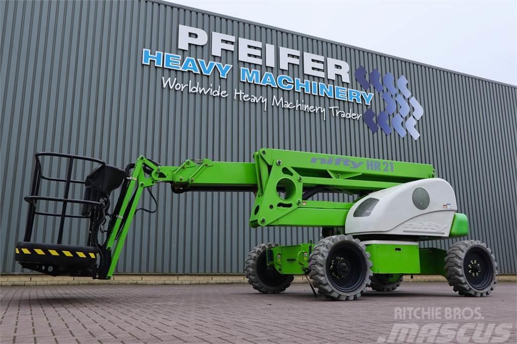 Niftylift HR21E Electric, 4x2 Drive, 21m Working Height, 13m Knikarmhoogwerkers