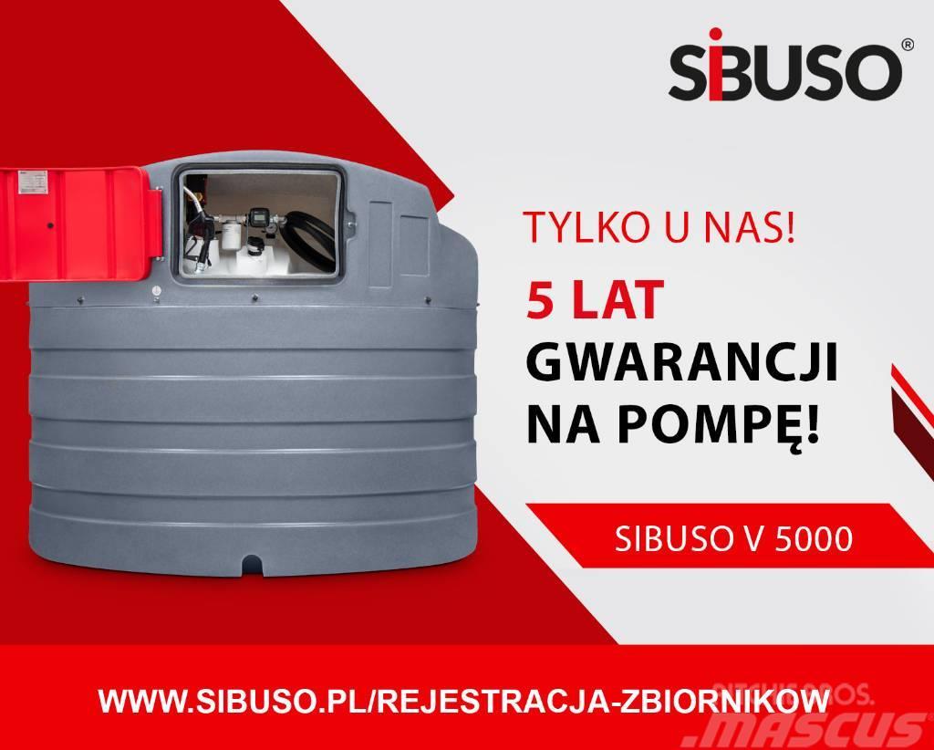 Sibuso 5000L zbiornik dwupłaszczowy Diesel Utiliteitsmachines