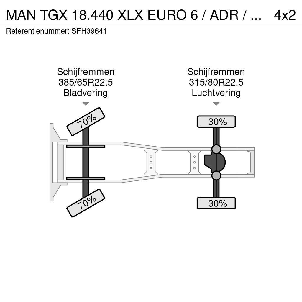 MAN TGX 18.440 XLX EURO 6 / ADR / PTO Trekkers