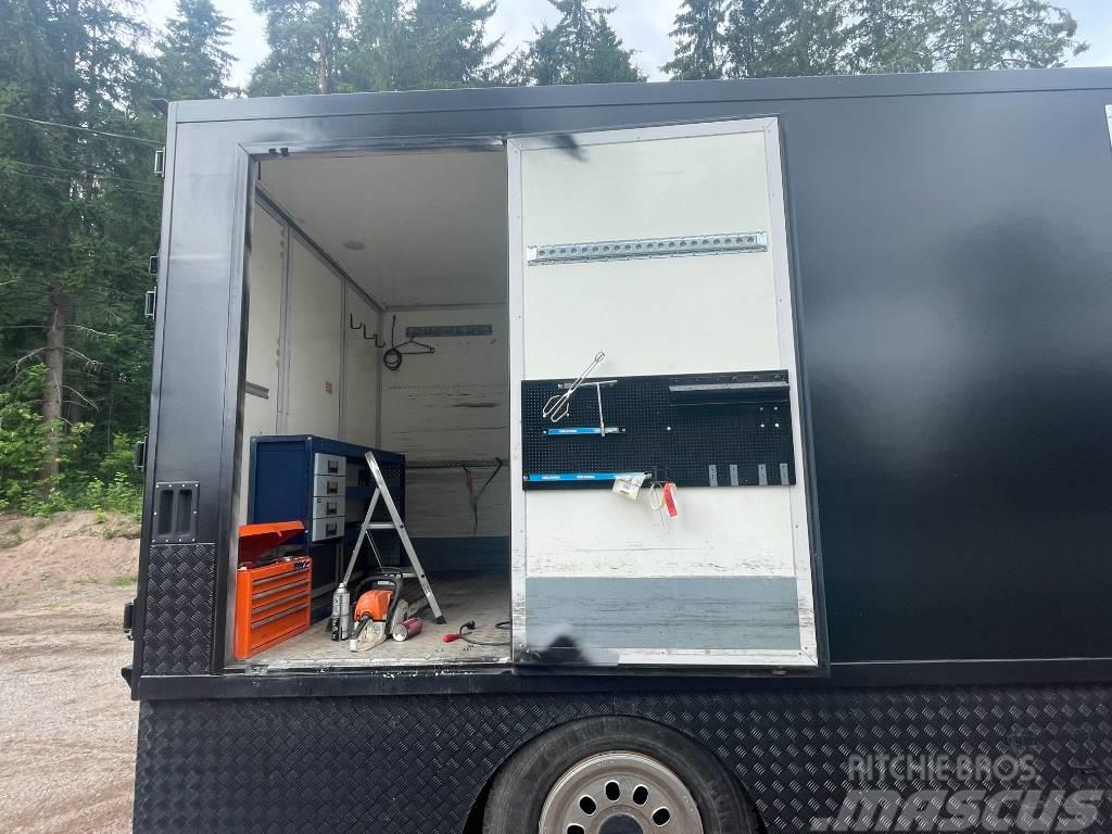 Renault Midlum matkailuauto/motocross huolto-auto Caravans en campers