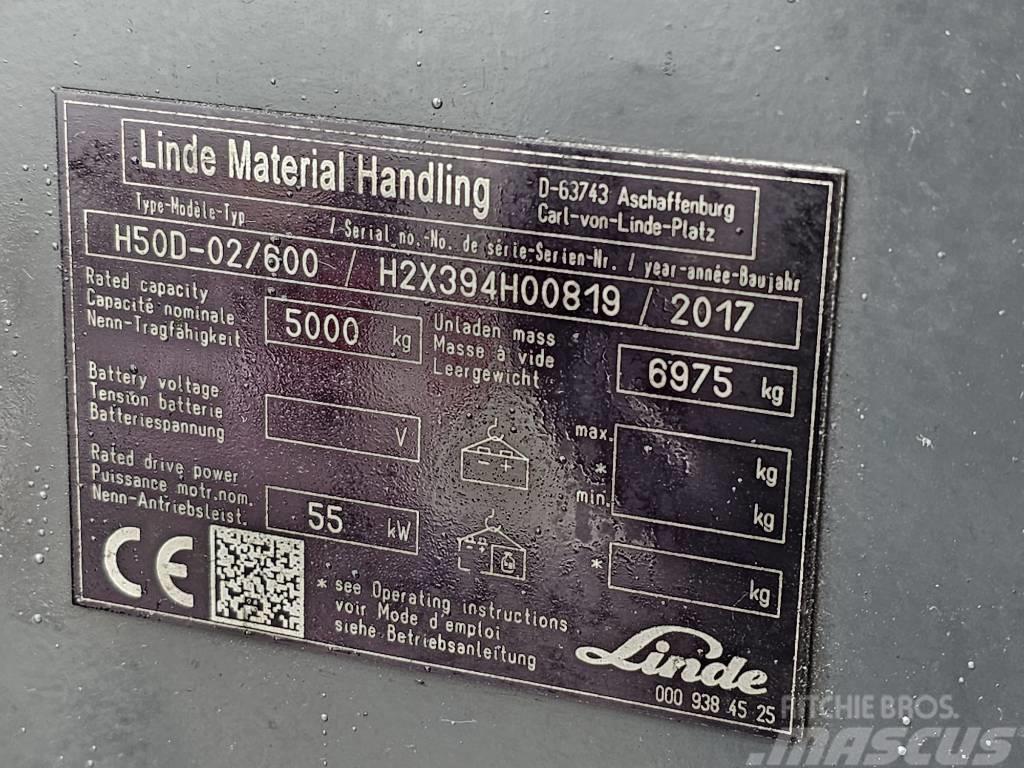 Linde H50D-02/600 Diesel heftrucks