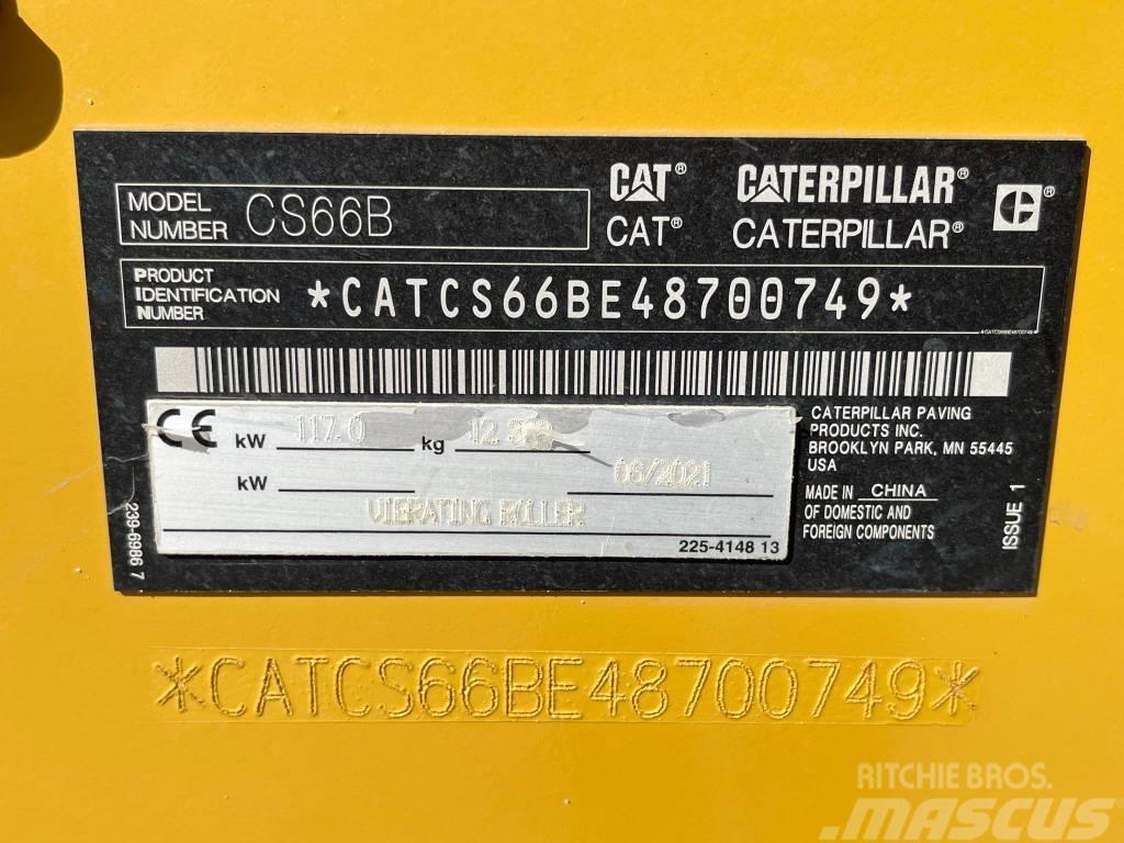 CAT CS66B - Low Hours / CE Certified - Airco Trilrolwalsen