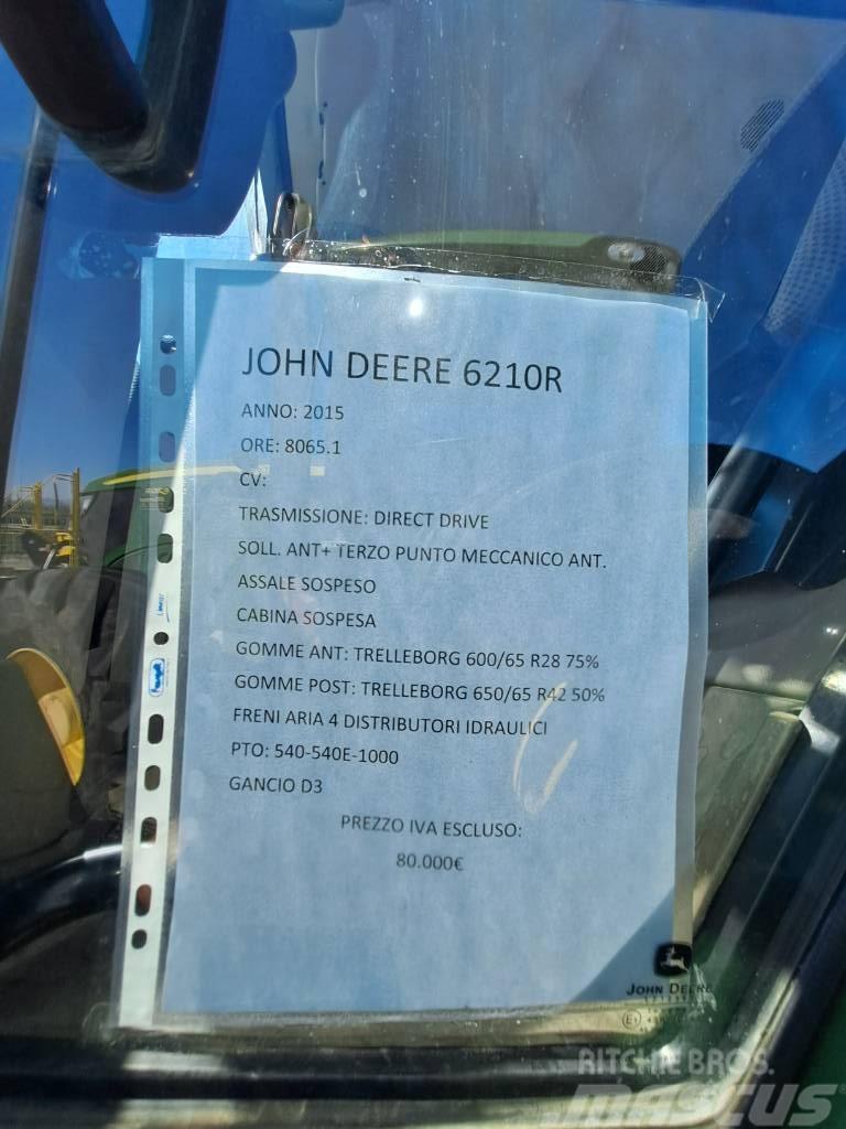 John Deere 6210 R Tractoren