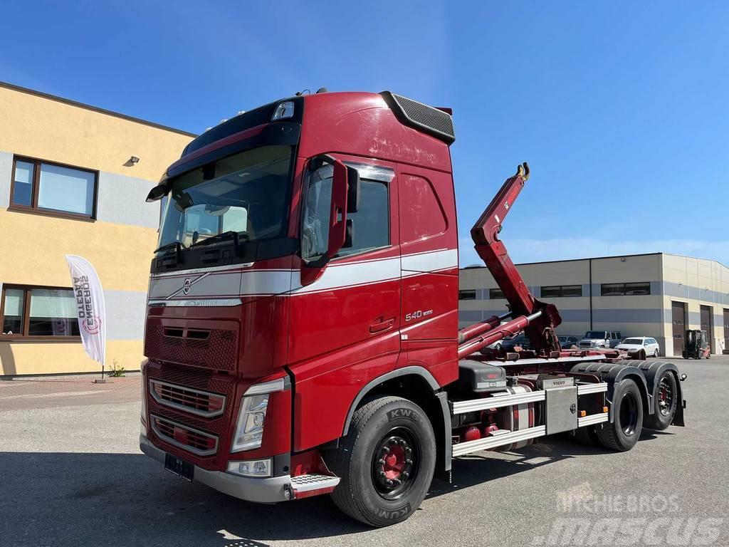 Volvo FH540 6X2 EURO6 + RETARDER Vrachtwagen met containersysteem
