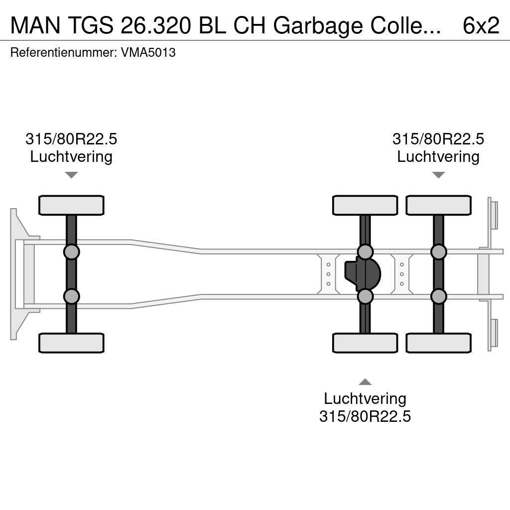 MAN TGS 26.320 BL CH Garbage Collector (3 units) Vuilniswagens
