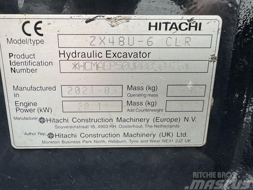 Hitachi ZX 48 U-6 Minigraafmachines < 7t