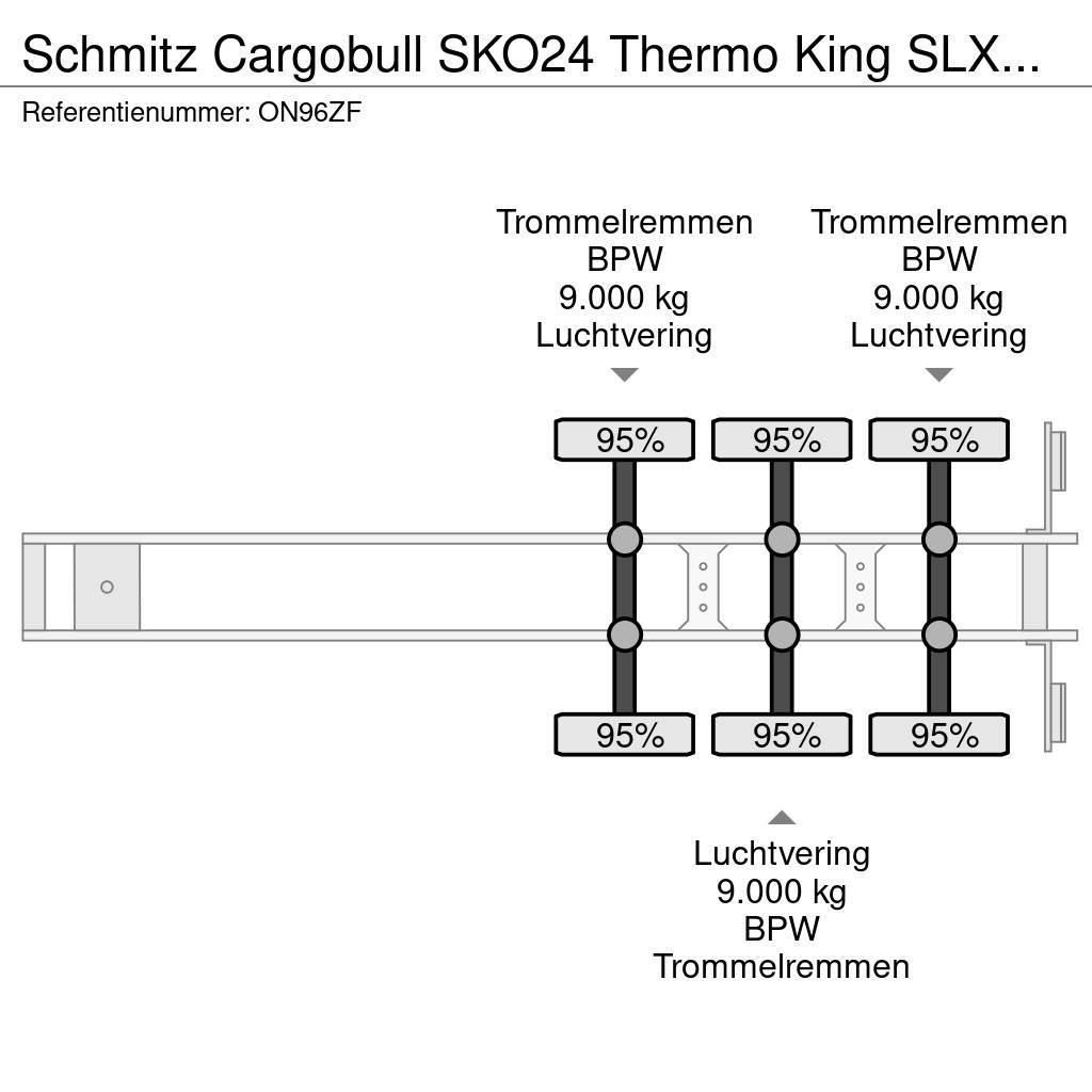 Schmitz Cargobull SKO24 Thermo King SLX400 Double stock Doppelstock Koel-vries opleggers