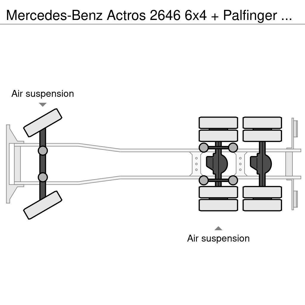 Mercedes-Benz Actros 2646 6x4 + Palfinger PK29002 D (winch) Kranen voor alle terreinen