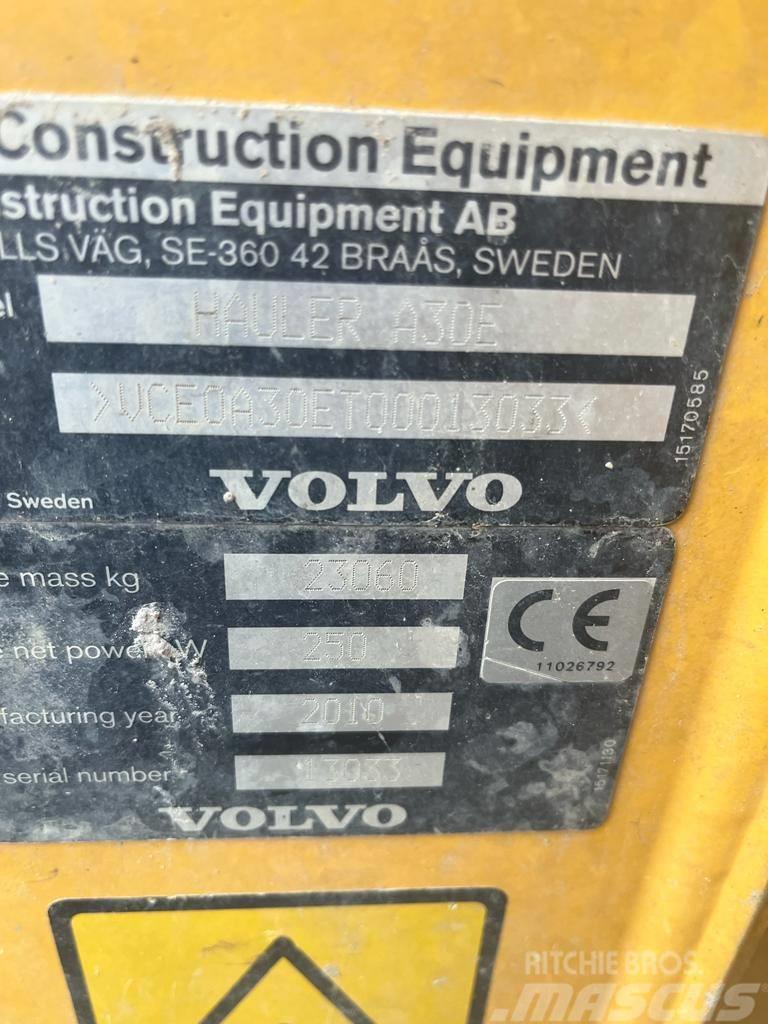 Volvo A 30 E Knik dumptrucks