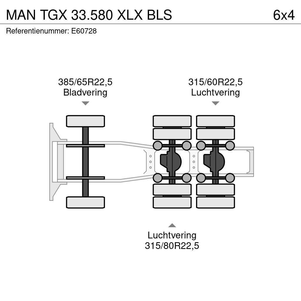 MAN TGX 33.580 XLX BLS Trekkers