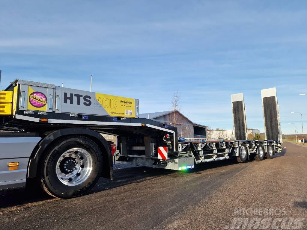 Humbaur HTS30  flatbed semi-trailer Low loader-semi-trailers