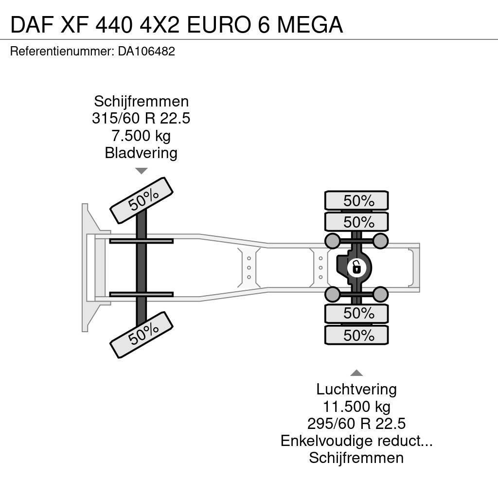 DAF XF 440 4X2 EURO 6 MEGA Trekkers