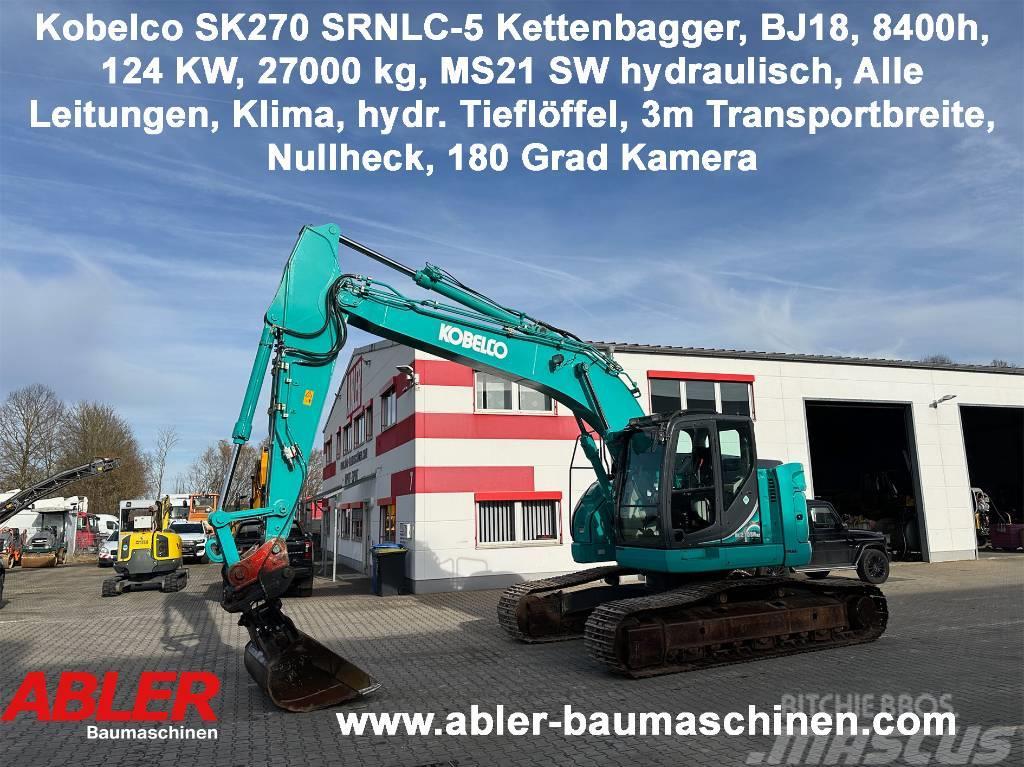 Kobelco SK270 SRNLC-5 Kettenbagger Kurzheck MS21 Klima Rupsgraafmachines