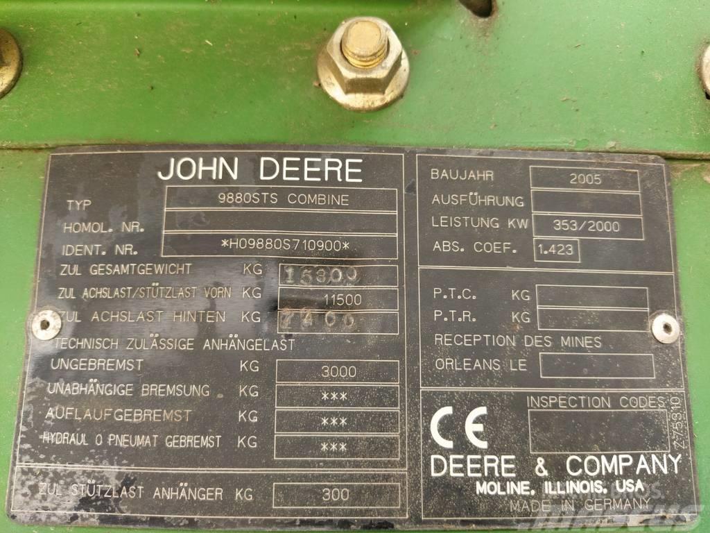 John Deere 9880 i STS Maaidorsmachines