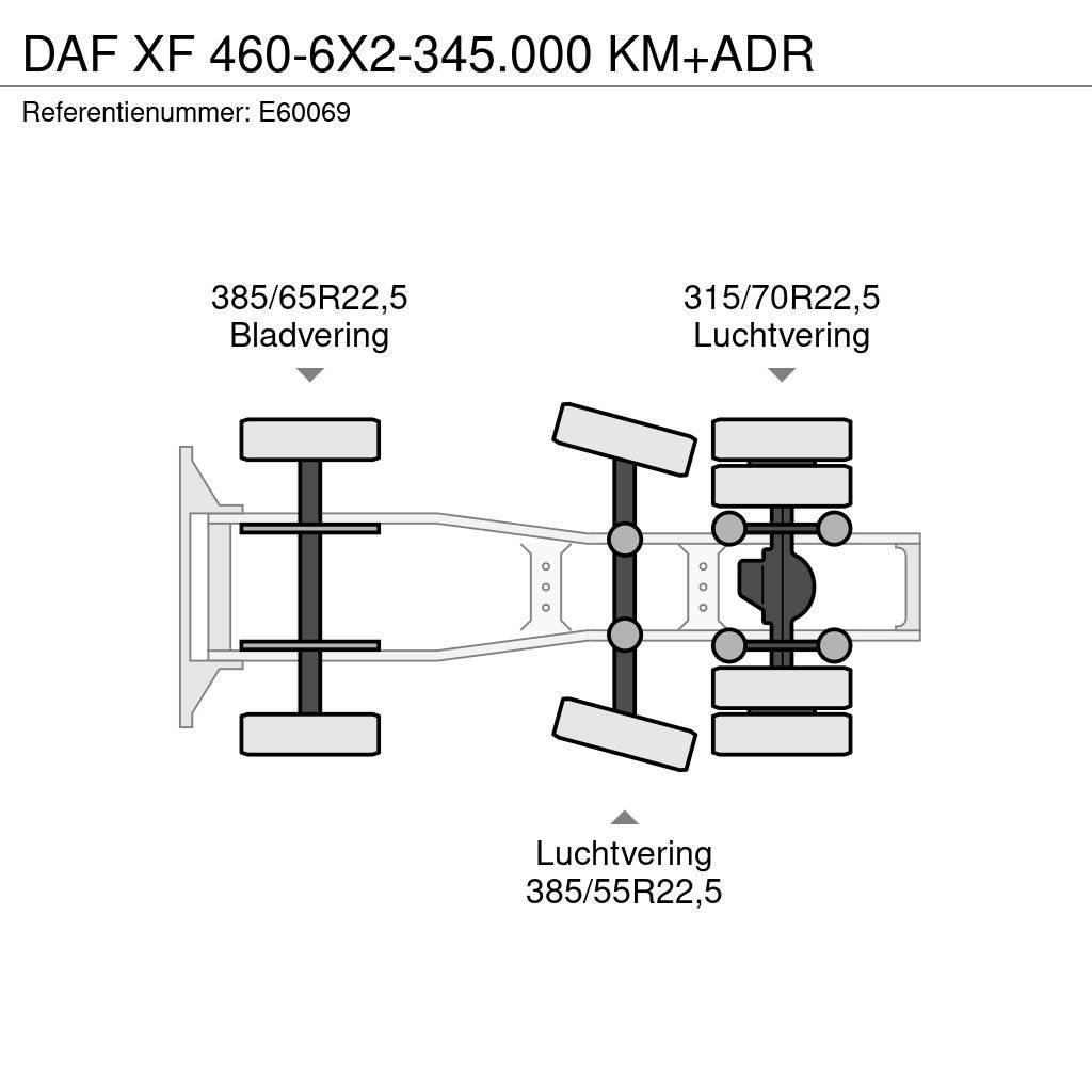 DAF XF 460-6X2-345.000 KM+ADR Trekkers